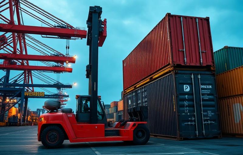 Container handling equipment