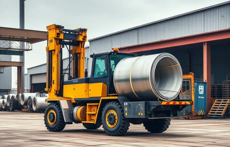 Heavy-duty forklifts (10–50 t)