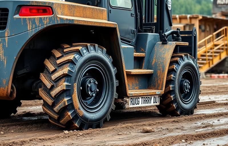 Rough terrain forklifts